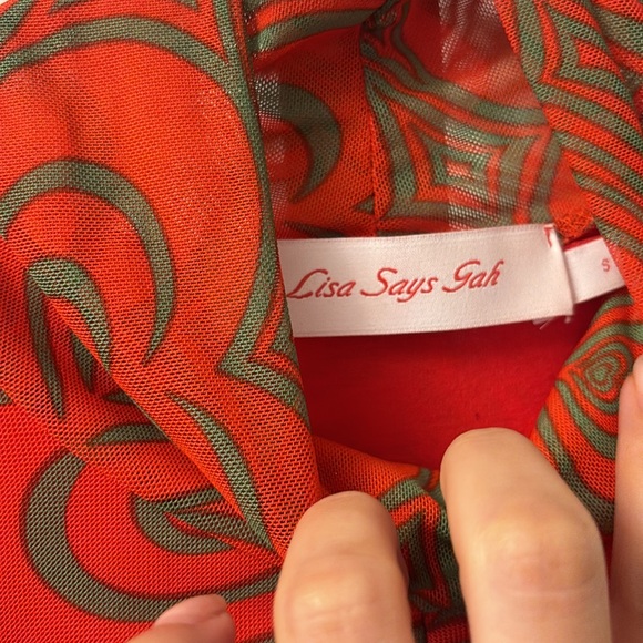 Sold Out. Lisa Says Gah Elenor Mini Dress. Size small. - Picture 3 of 4